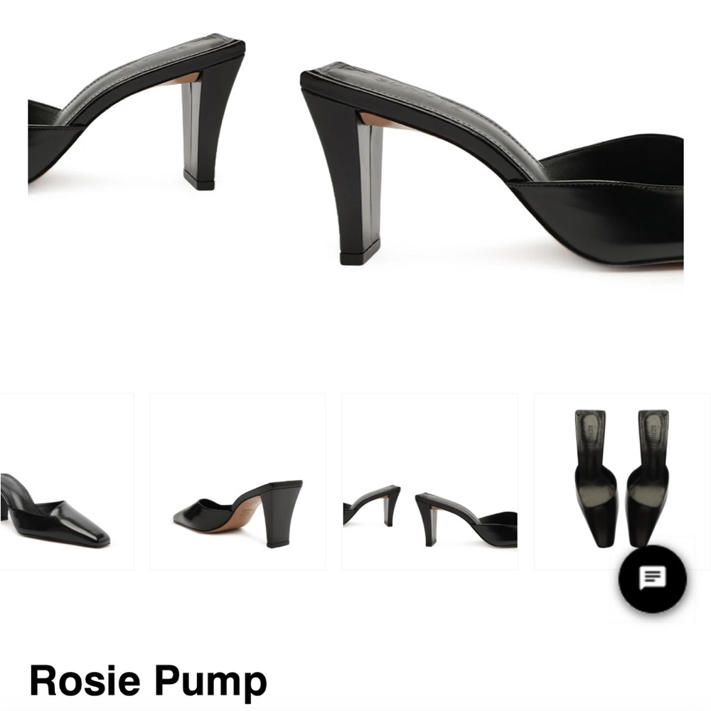 Black Leather Heel - Picture 6 of 6